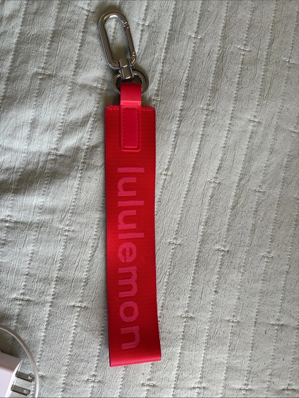 lululemon athletica Pink Key Strap Keychain